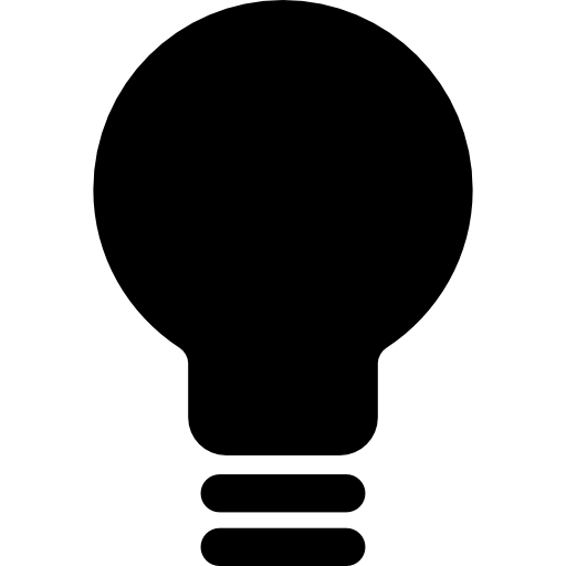 Black lightbulb